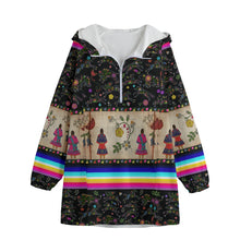 Load image into Gallery viewer, Floral Ledger Sisters Long Windbreaker
