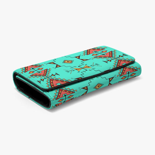 Thunder Flight Turquoise Foldable Wallet