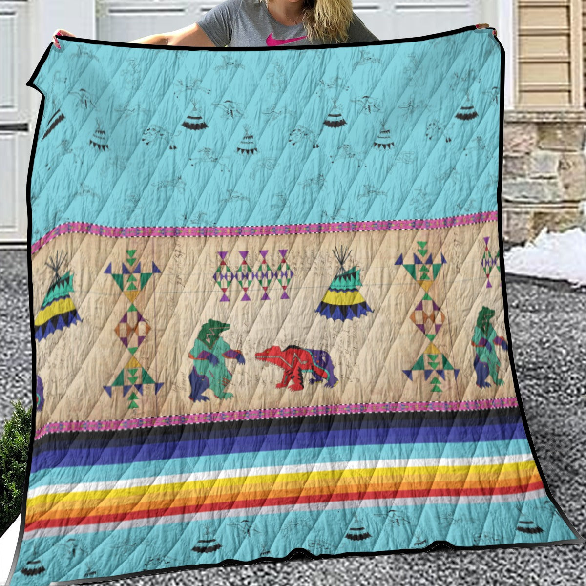 Bear Ledger Sky 2 Lightweight Quilt