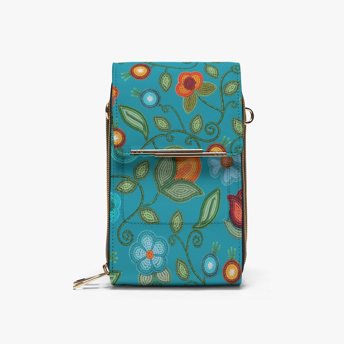 Prairie Fire Petals Ocean Phone Bag