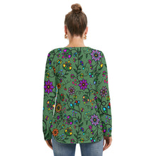 Load image into Gallery viewer, Prairie Paintbrush Sage SQ Tie Sweatshirt
