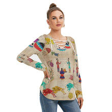 Load image into Gallery viewer, Floral Ledger Way of Life Tie Sweatshirt
