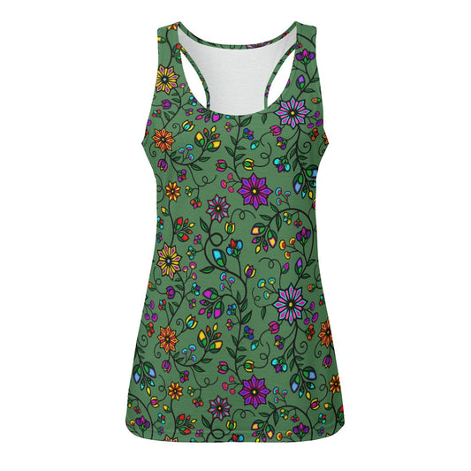 Prairie Paintbrush Sage Eco Tank Top