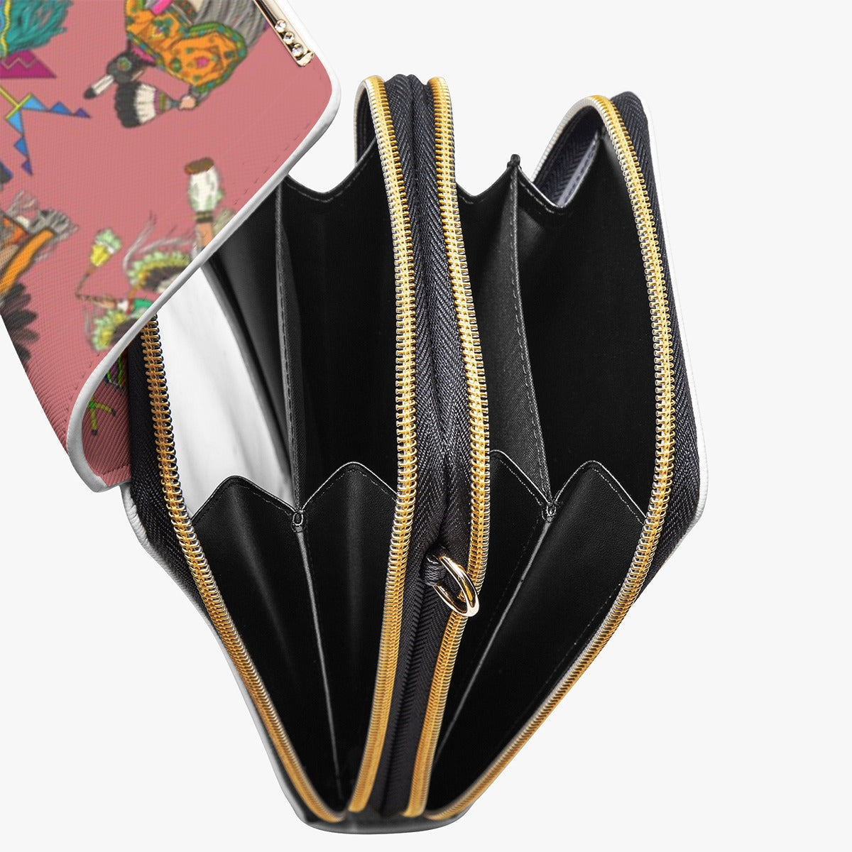 Grand Entry Dancers Terra Cotta Mobile Phone Chest Bag