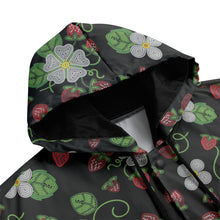 Load image into Gallery viewer, Strawberry Dreams Midnight Varsity Jacket
