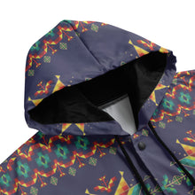 Load image into Gallery viewer, Dreams Of Ancestors Indigo Shade Varsity Jacket
