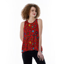 Load image into Gallery viewer, Nature&#39;s Nexus Red Split Back Tank Top
