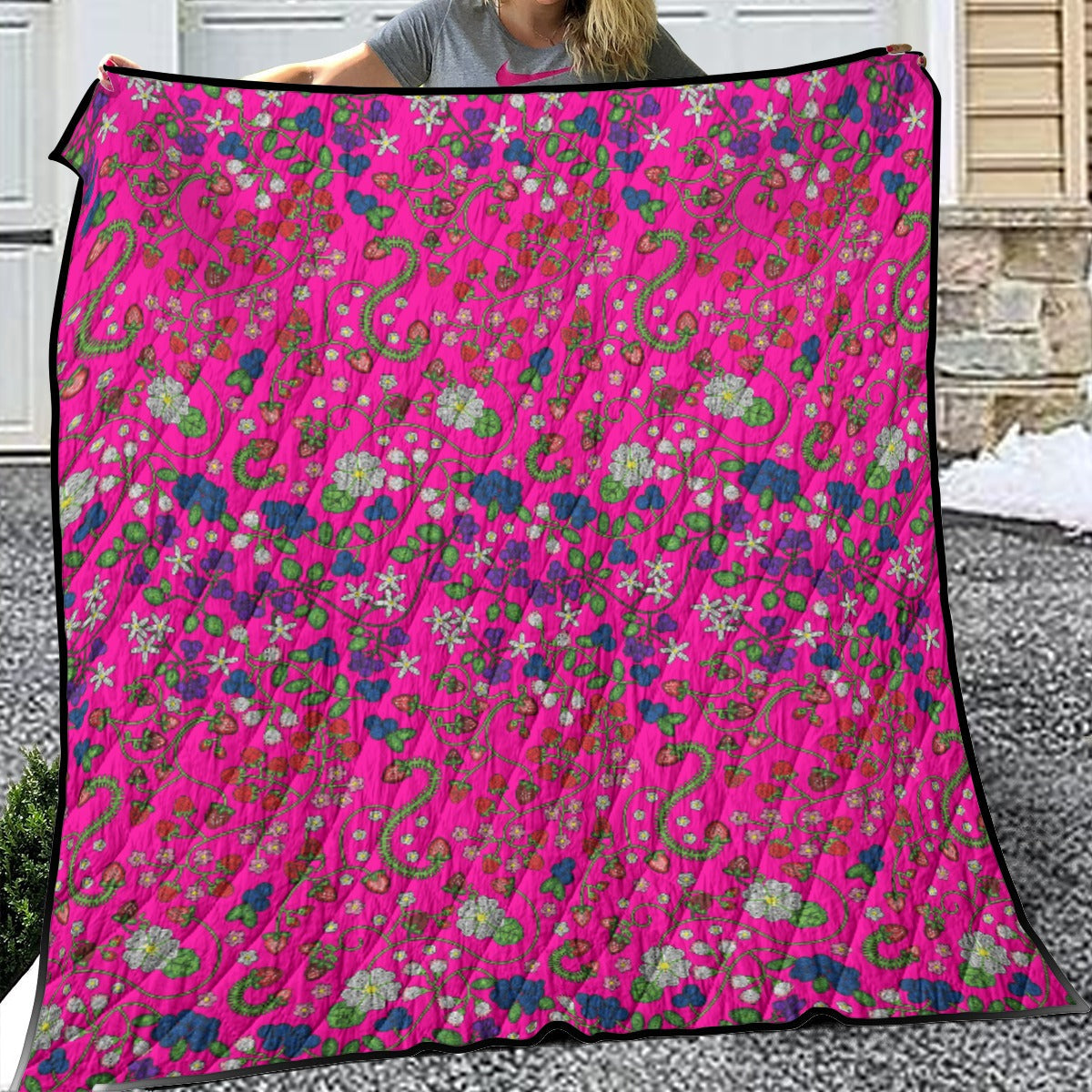Grandmother Stories Blush Lightweight Quilt