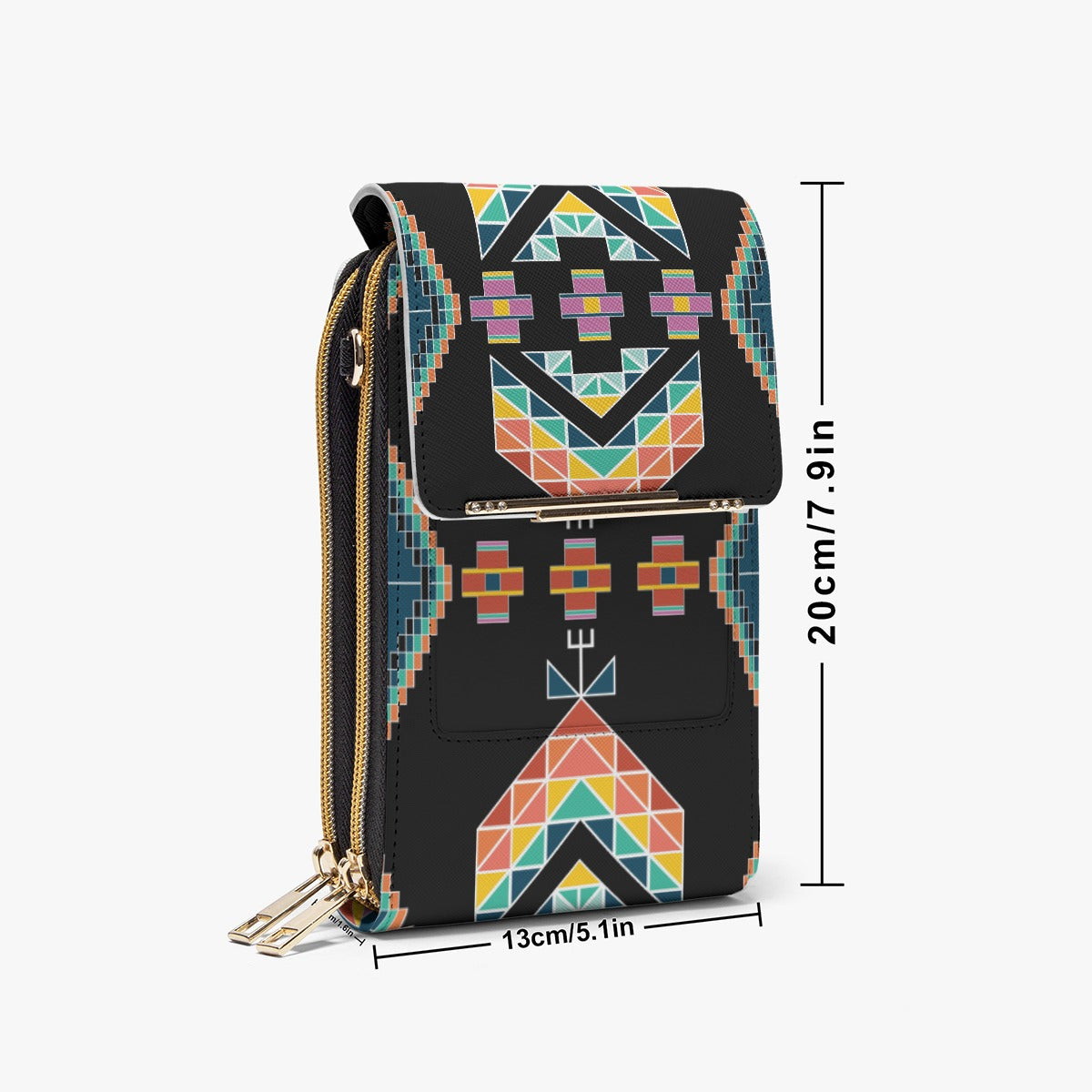 Travois Tipi Black Mobile Phone Chest Bag