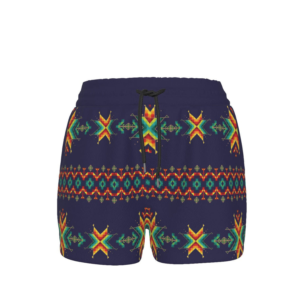 Dreams Of Ancestors Indigo Shade Women's Shorts