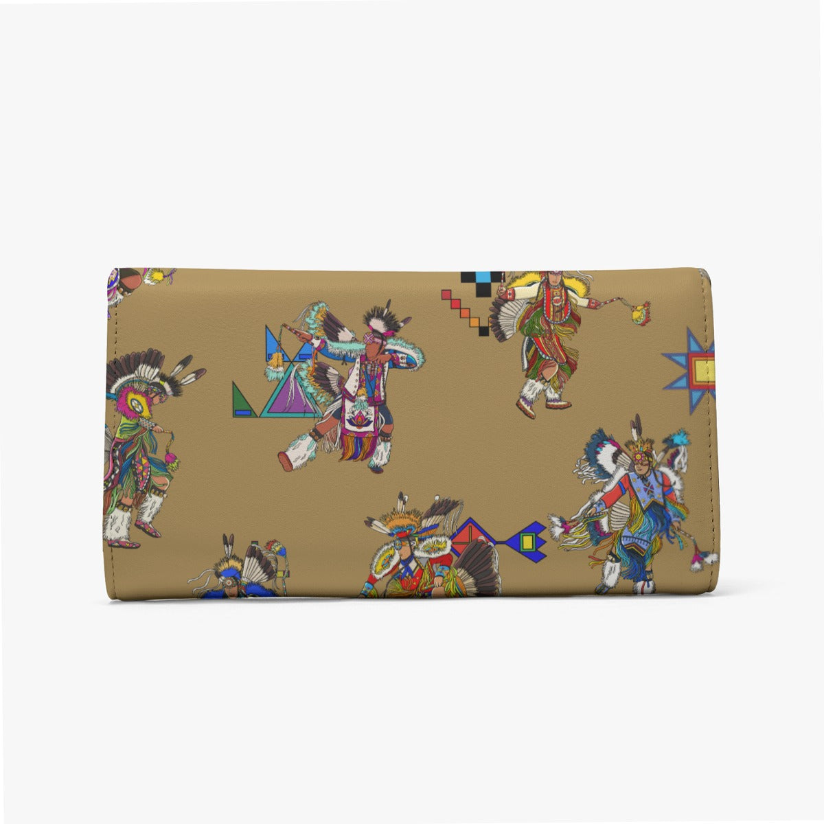 Men's Fancy Dancers Earth Foldable Wallet