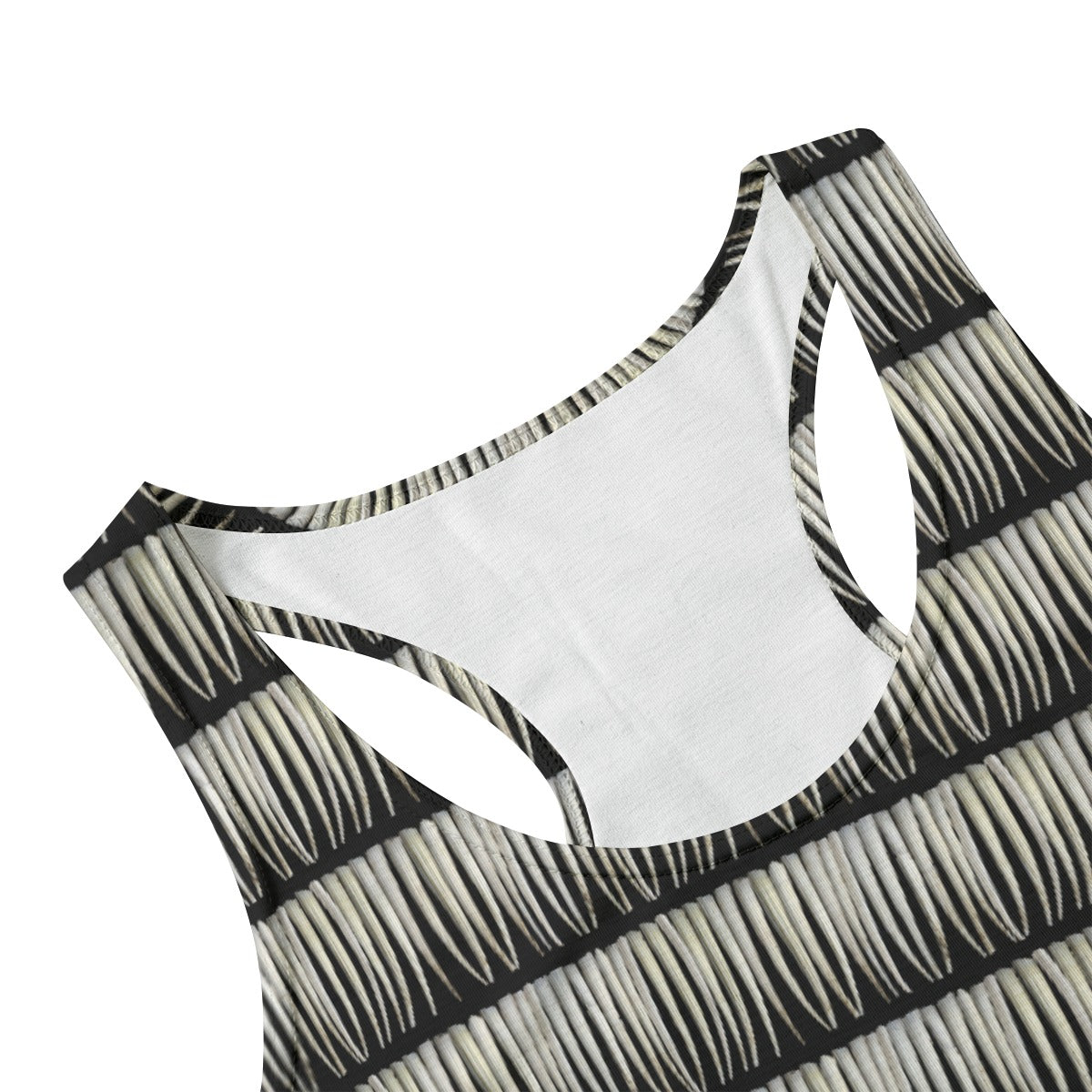 Dentalium on Black Eco Tank Top