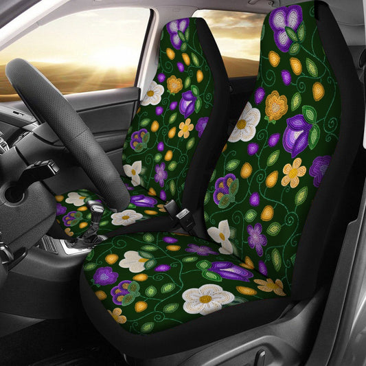 Midnight Moss Bloom Forest Car Seat Covers