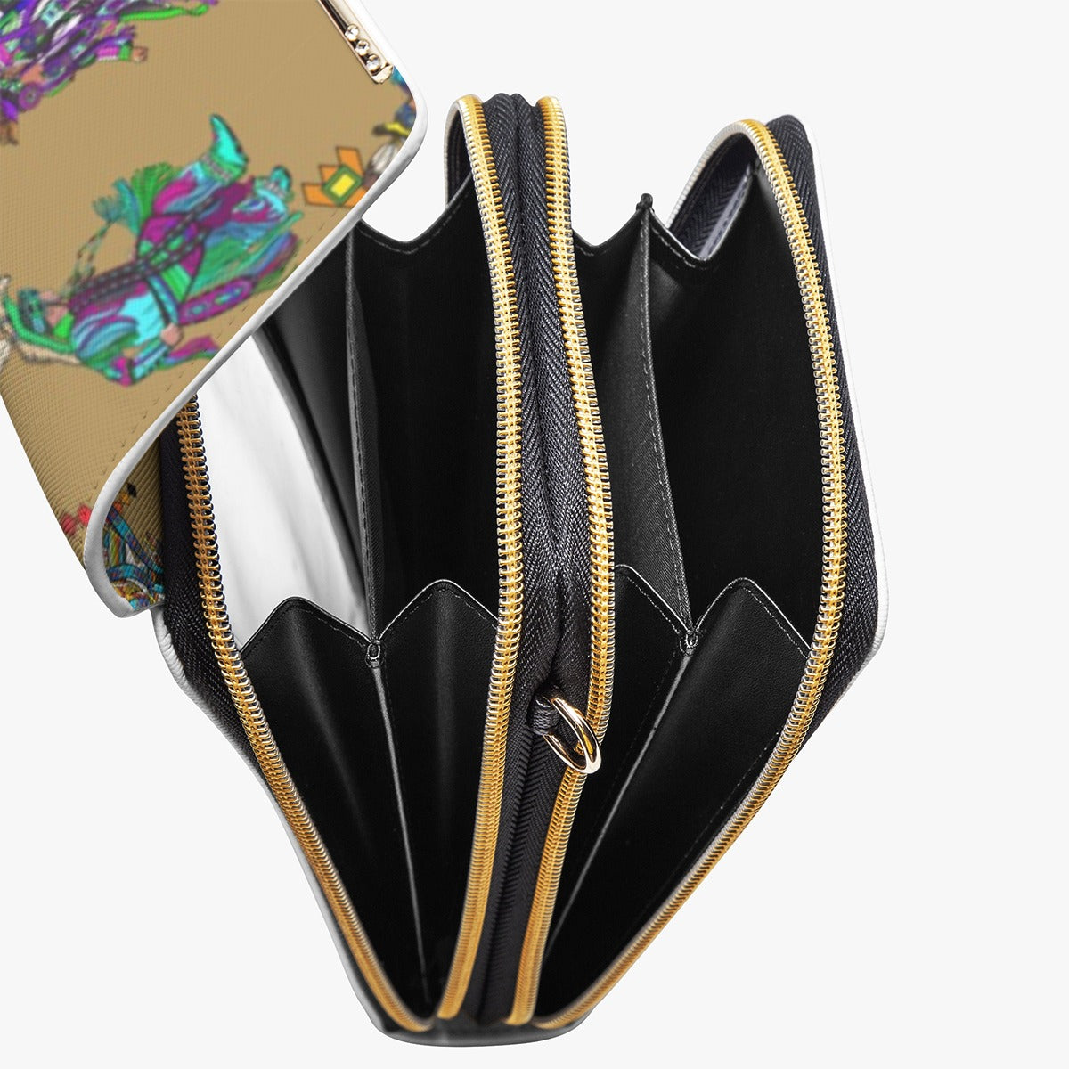 Men's Grass Dancers Earth Mobile Phone Chest Bag