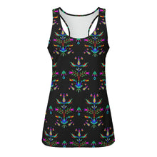 Load image into Gallery viewer, Dakota Damask Black Eco Tank Top
