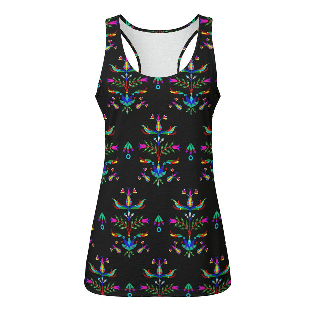 Dakota Damask Black Eco Tank Top