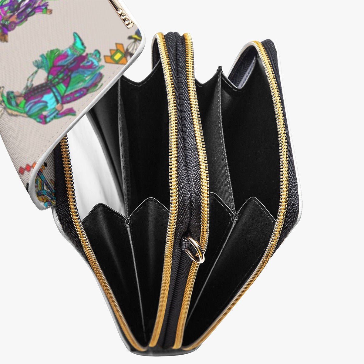 Men's Grass Dancers Muslin Mobile Phone Chest Bag