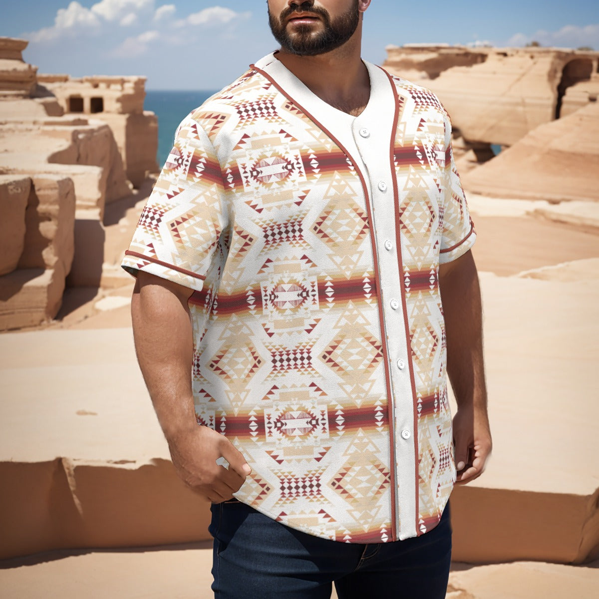 Gathering Earth Clay Short Sleeve Baseball Jersey