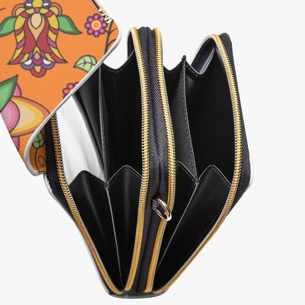 Heartbeat Petals ECM Orange Mobile Phone Chest Bag