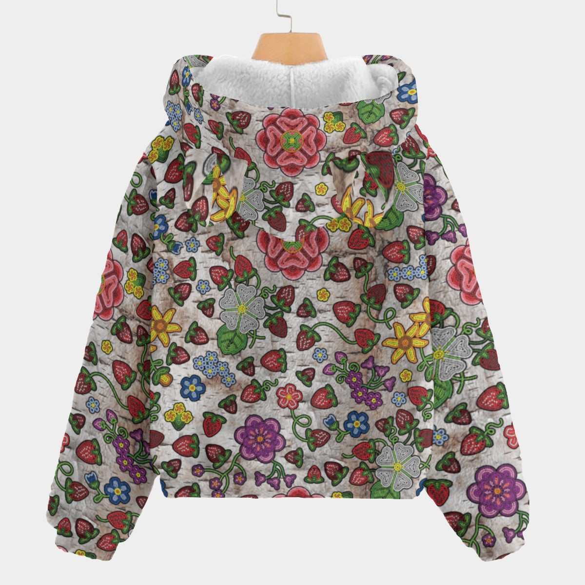 Berry Pop Br Bark Youth Hoodie With Ears