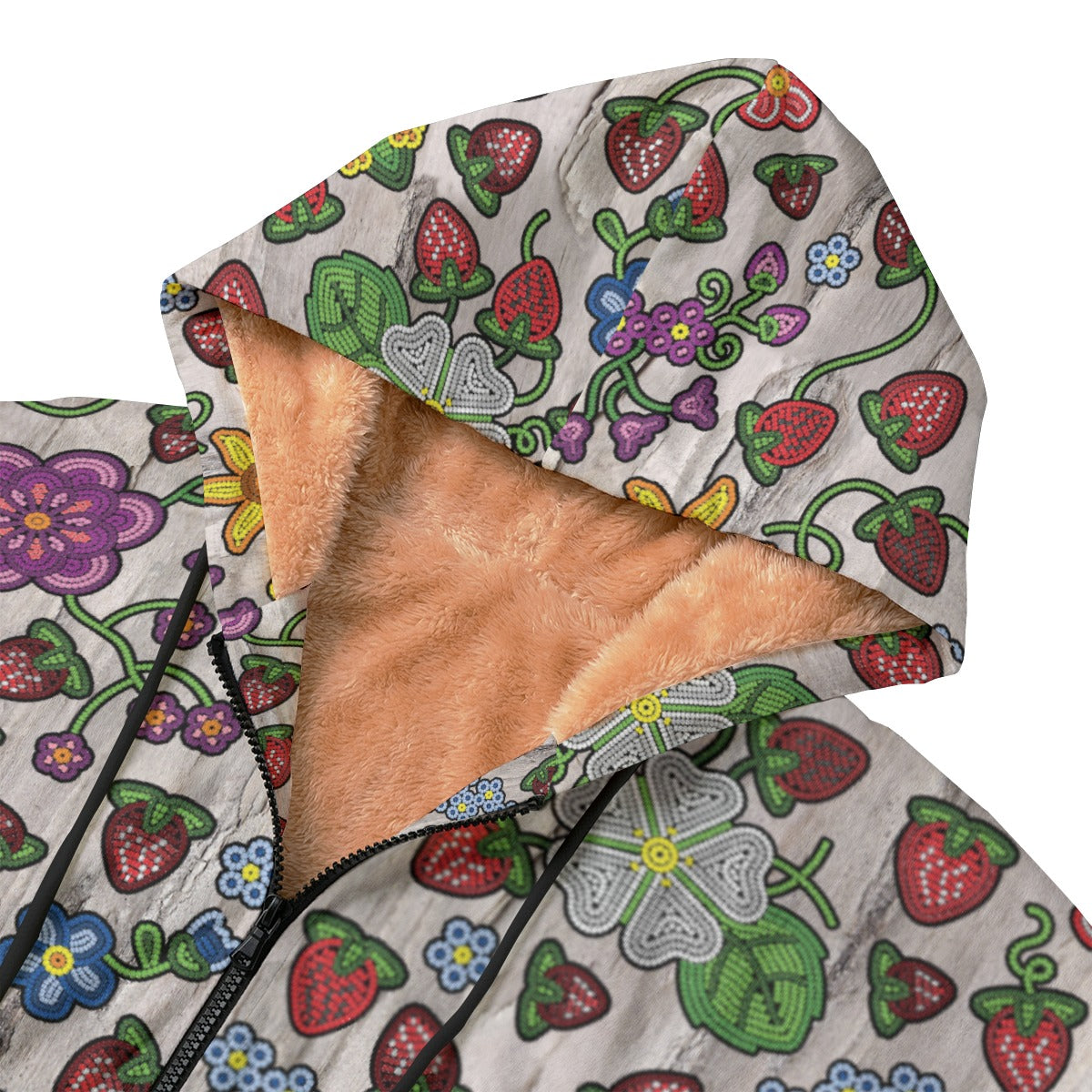 Berry Pop Bright Birch Kid's Plush Windbreaker