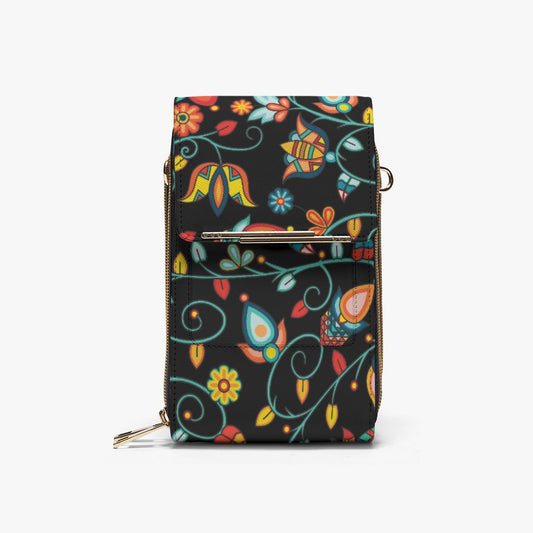 Thorny Path Black Mobile Phone Chest Bag