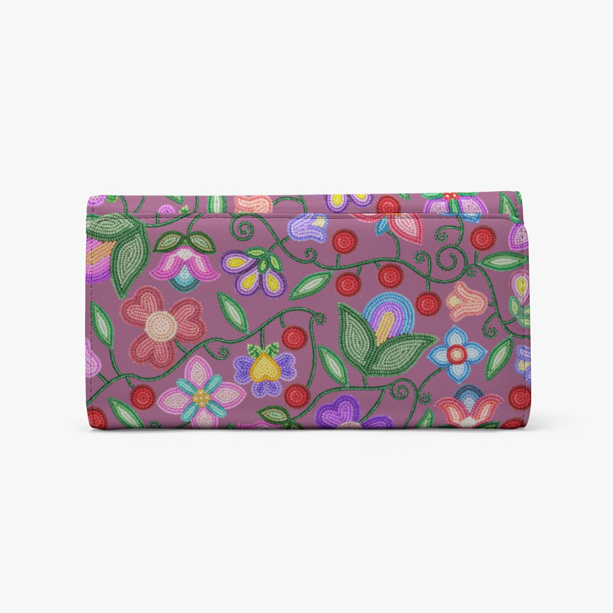 Petal Harmony Dusty Rose Wallet