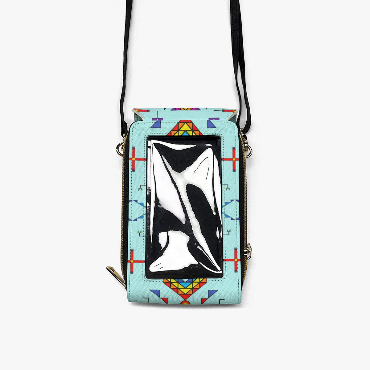 Rainy Chief Rainbow Robin Egg Mobile Phone Chest Bag