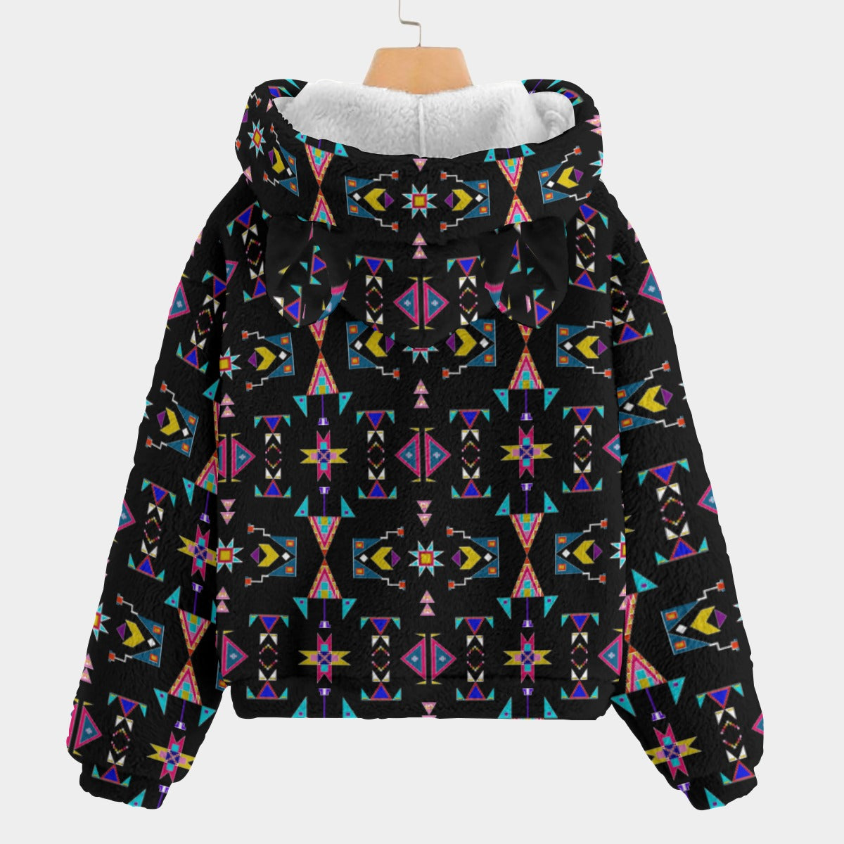 Enemy Territory Black Youth Hoodie with Ears
