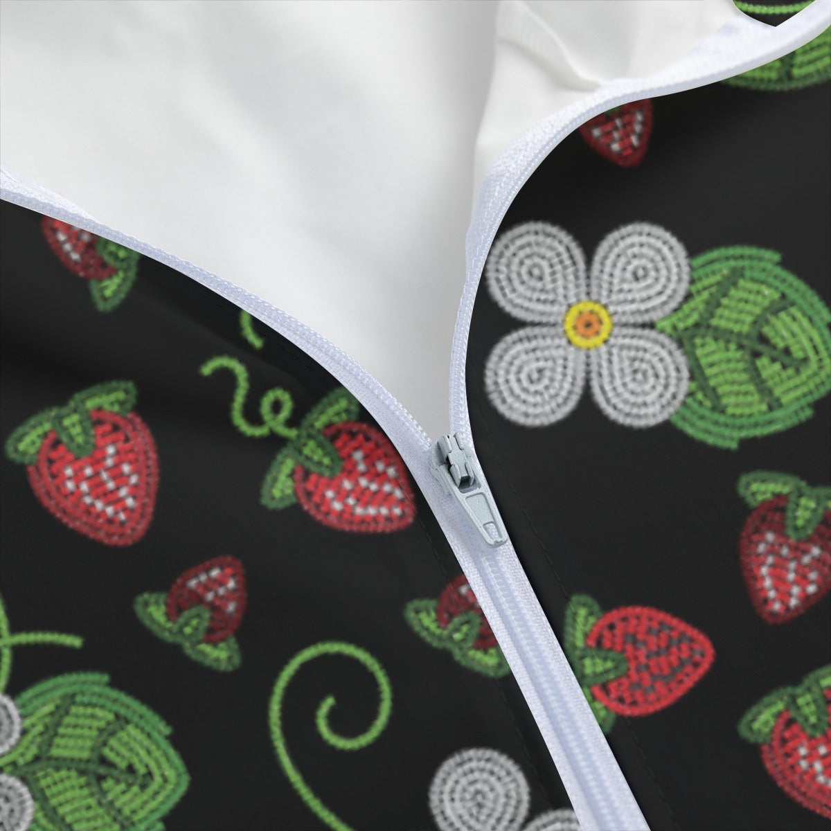 Strawberry Dreams Midnight Long Windbreaker