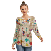 Load image into Gallery viewer, Floral Ledger Way of Life Tie Sweatshirt
