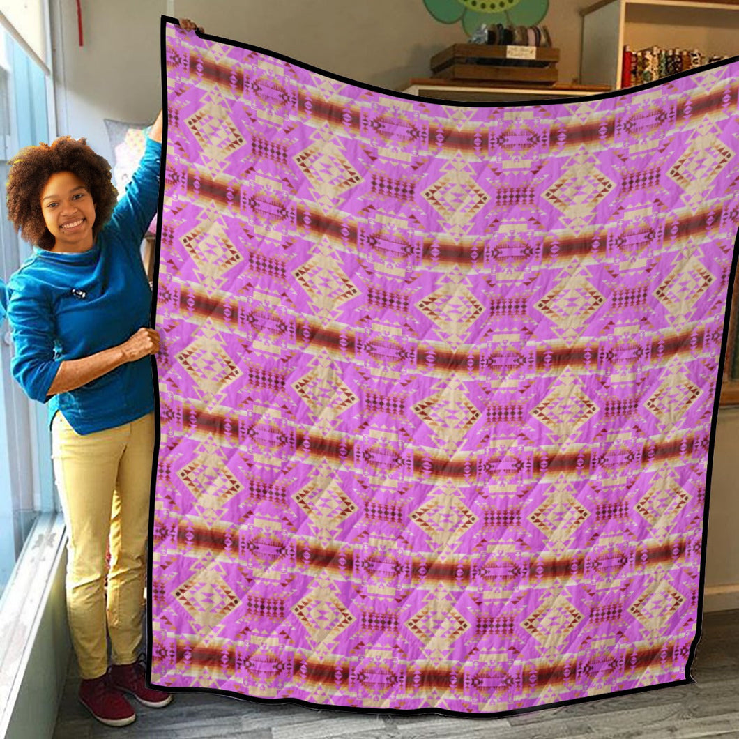 Gathering Earth Lilac Lightweight Quilt