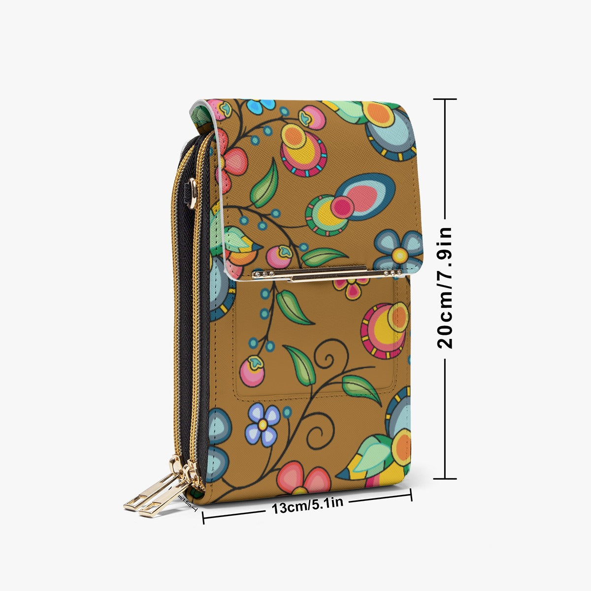 Floral Bounty Fall Leaves Mobile Phone Chest Bag