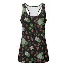 Load image into Gallery viewer, Strawberry Dreams Midnight Eco Tank Top
