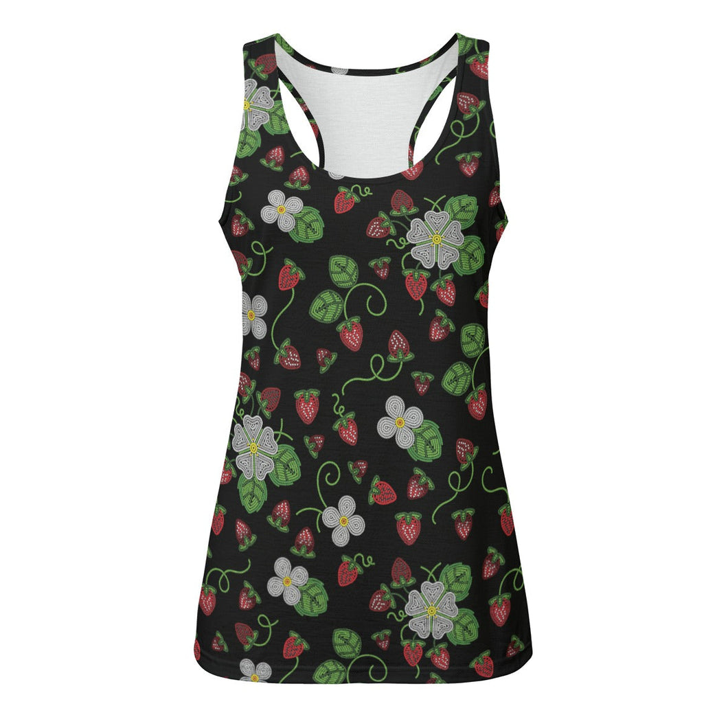 Strawberry Dreams Midnight Eco Tank Top