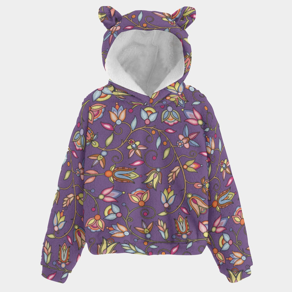 Buffalo Bloom Nightcloud Youth Hoodie with Ears