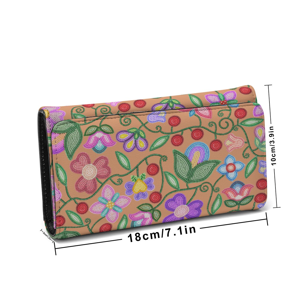 Petal Harmony Terracotta Wallet