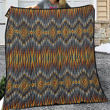 Load image into Gallery viewer, Fire Feather Grey Lightweight Quilt
