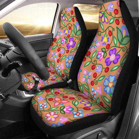 Petal Harmony Terracotta Car Seat Covers