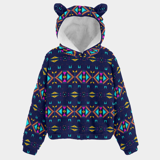 Rite of Passage Prairie Night Youth Hoodie With Ears
