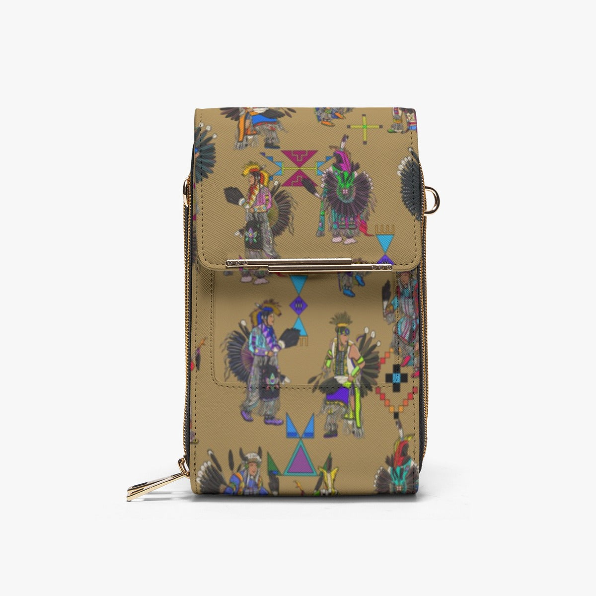 Men's Tradish Dancers Earth Mobile Phone Chest Bag