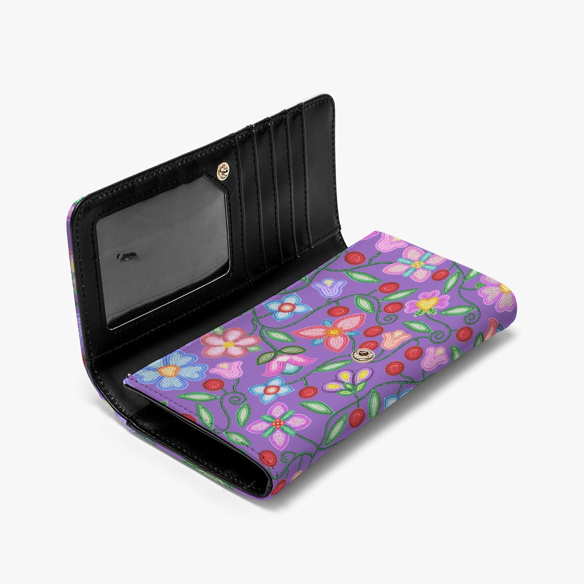 Petal Harmony Lavender Wallet