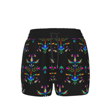 Load image into Gallery viewer, Dakota Damask Black Women&#39;s Shorts
