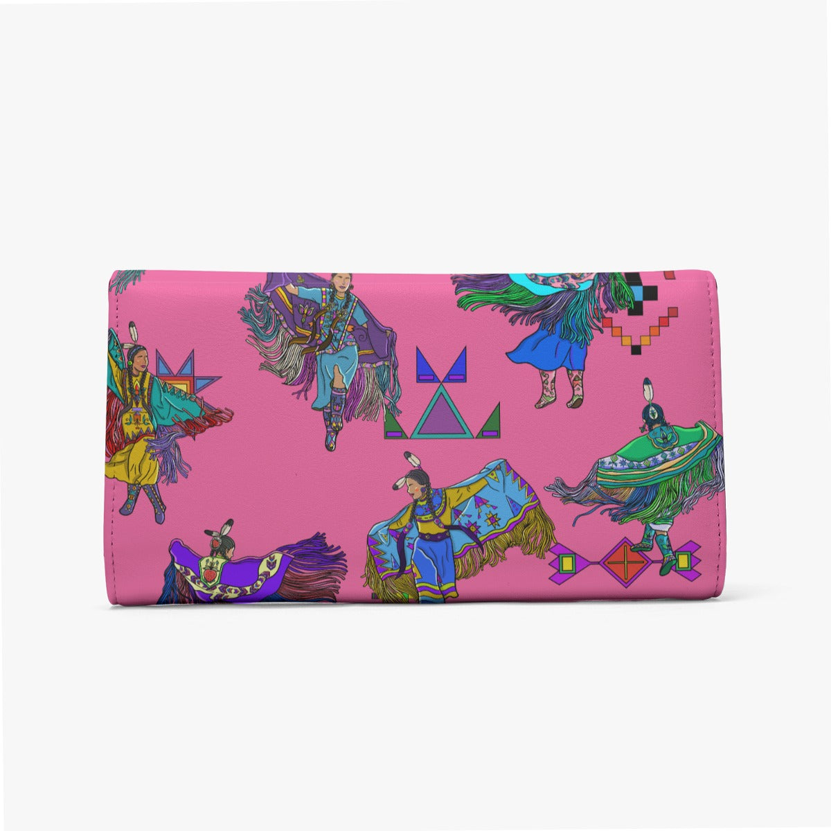 Women's Fancy Dancers Pink Foldable Wallet