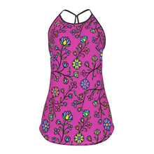 Load image into Gallery viewer, Cosmic Whisper Pastel Passion Criss-Cross Open Back Tank Top
