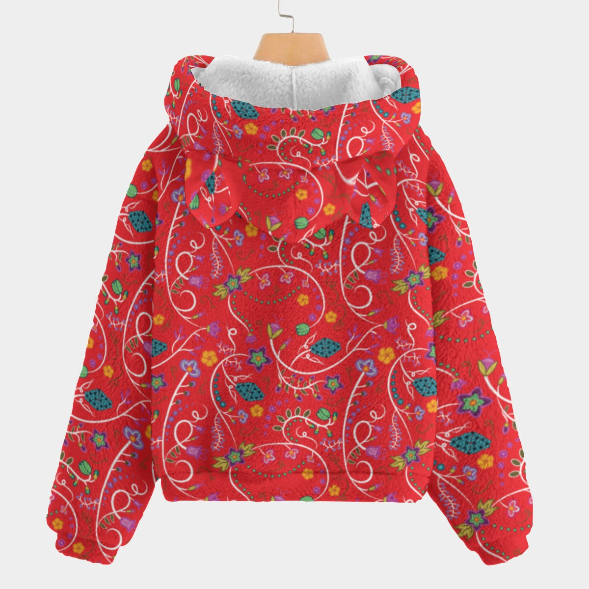 Fresh Fleur Fire Youth Hoodie with Ears