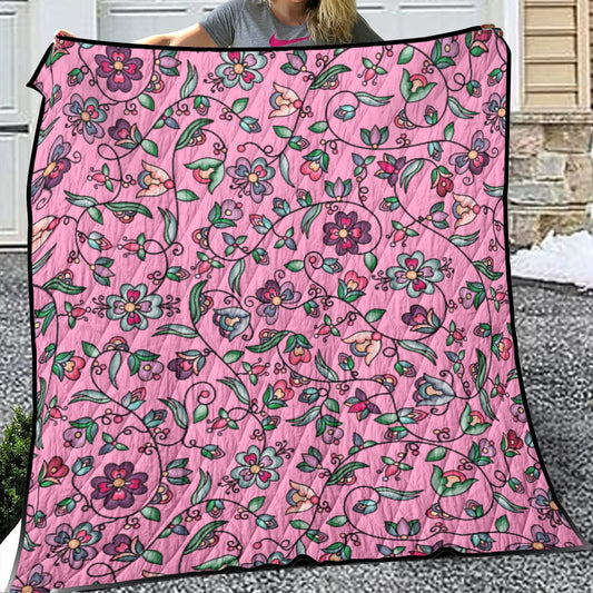 Amber Evening Garland Pink Lightweight & Breathable Quilt