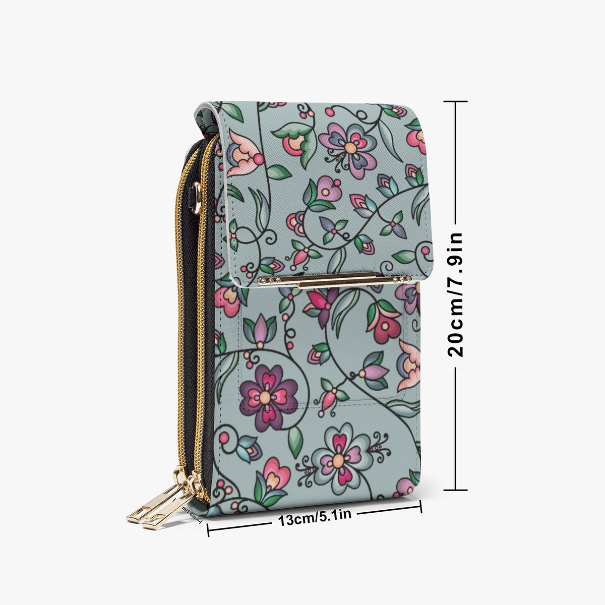 Amber Evening Garland Turquoise Phone Bag