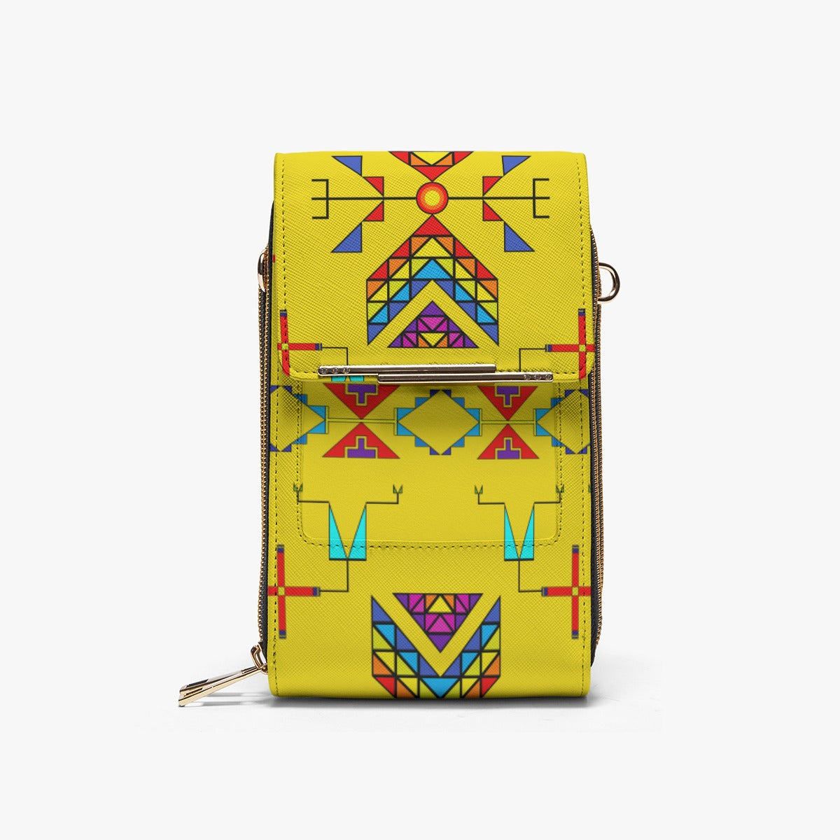 Rainy Chief Rainbow Yellow Mobile Phone Chest Bag