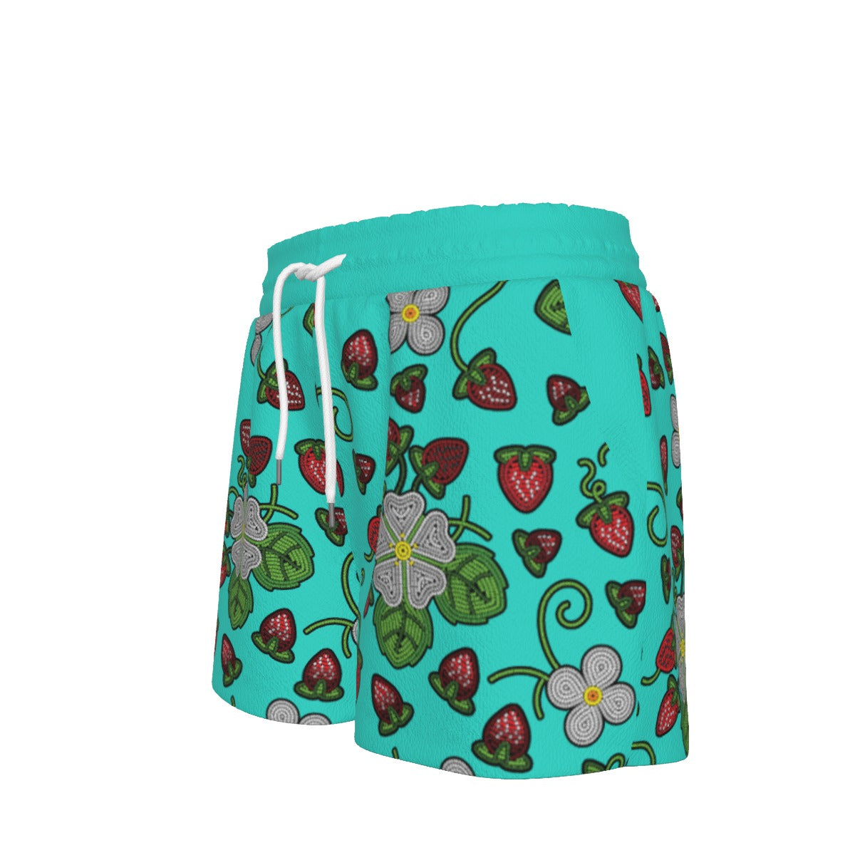 Strawberry Dreams Turquoise Women's Shorts